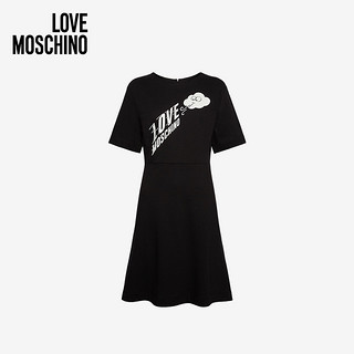 Love Moschino/莫斯奇诺  21春夏 女士Blowy Logo紧身连衣裙