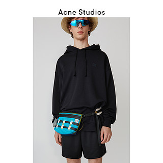 Acne Studios Face2020新款纯棉宽松黑色连帽笑脸卫衣 CI0009-900
