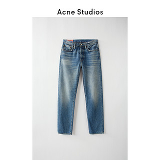 Acne Studios1997 Mid Blue Trash 高腰直筒牛仔裤 A00020-863