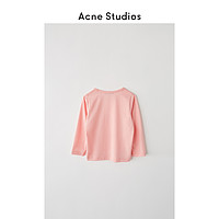 Acne Studios Mini Nash 浅粉色儿童纯棉长袖笑脸T恤 2NI173-AD1