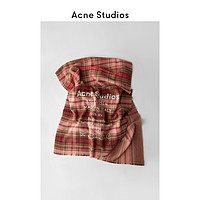 Acne Studios  英伦长款休闲格纹纯羊毛围巾披肩两用 27U175-3J6