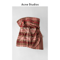 Acne Studios  英伦长款休闲格纹纯羊毛围巾披肩两用 27U175-3J6