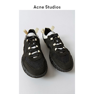 Acne StudiosBerun M 绑带运动鞋黑色低帮运动休闲鞋 BD0028-AX0