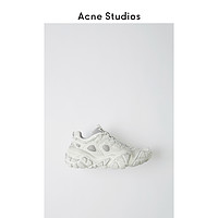 Acne StudiosBolzter W Tumbled白色做旧运动鞋老爹鞋AD0083-100