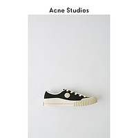 Acne Studios黑白低帮运动板鞋 圆头平底休闲鞋男 BD0068-900