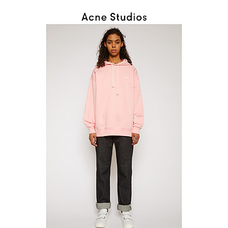 Acne StudiosFace风格浅粉色纯棉连帽笑脸卫衣运动衫 CI0009-AD1