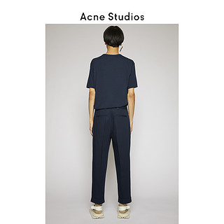 Acne Studios2020新款海军蓝卷边休闲裤锥形裤长裤男 BK0072-885