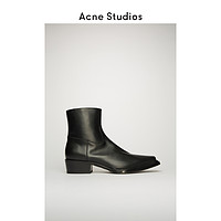 Acne Studios2020新款男款真皮牛皮高帮方跟皮革靴子 BD0079-900