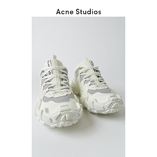 Acne Studios Bolzter W白色科技感平底运动休闲鞋 AD0094-ANC