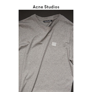Acne Studios Face2020新款灰色修身笑脸短袖T恤夏季 AL0038-X92