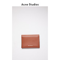 Acne Studios 2020秋冬新品杏仁棕色迷你小巧双折卡包 CG0099-ADS