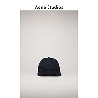 Acne Studios 2020秋冬新款简约海军蓝表情饰片帽子 C40096-BG3