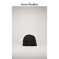Acne Studios 2020秋冬新款黑色简约休闲表情饰片帽子 C40096-900