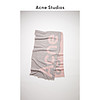 Acne Studios 2020新款粉色经典徽标羊毛混纺提花围巾 CA0079-CHS