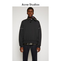 Acne Studios 2020秋冬新款黑色圆领徽标印花运动衫BI0088-900