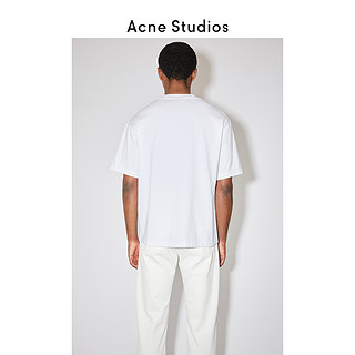 Acne Studios2020新款夏季男士白色贴袋棉质休闲T恤 BL0214-183