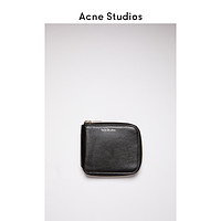 Acne Studios 2020秋冬新款黑色简约迷你短款双折钱包 CG0102-900