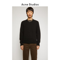 Acne Studios2020新款黑色拉绒羊毛混纺毛衣B60154-900