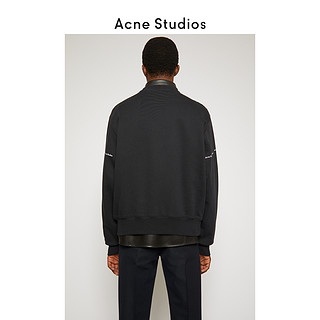 Acne Studios 2020秋冬新款黑色圆领徽标印花运动衫BI0088-900