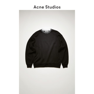 Acne Studios 2020秋冬新款黑色宽松套头卫衣运动衫男BI0078-900