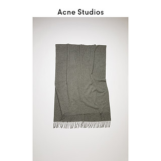 Acne Studios Canada New 麻灰色休闲流苏羊毛围巾 CA0102-990