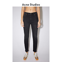 Acne StudiosMelk Used Blk 黑色高腰修身直筒牛仔裤 A00223-AJC