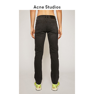 Acne StudiosRiver Used Blk 高腰弹力修身牛仔裤男 B00172-AJC