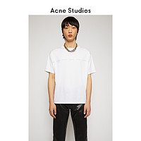 Acne Studios 2020秋冬新款休闲光白色徽标印花短袖T恤BL0204-183