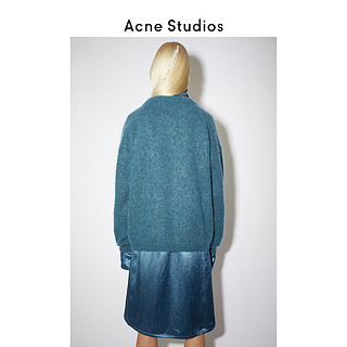 Acne Studios 2020秋冬新款蓝绿色宽松休闲圆领毛衣 A60195-AAJ