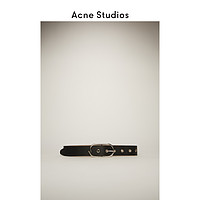 Acne Studios 2020秋冬新款男士黑色牛皮革铆钉皮带 A80036-900