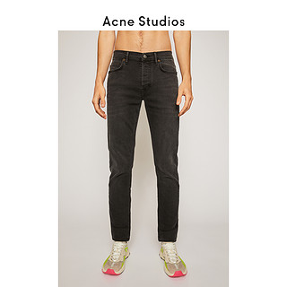 Acne StudiosRiver Used Blk 高腰弹力修身牛仔裤男 B00172-AJC
