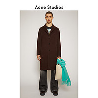 Acne Studios 2020秋冬新款男士宽松长款双面羊毛大衣 B90412-CA8