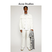 Acne Studios 2020秋冬新款白色休闲宽松棉质夹克外套 B90471-AEG