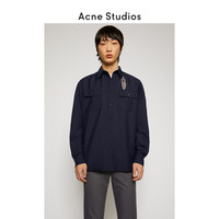 Acne Studios 2020秋冬新款海军蓝贴袋长袖衬衫男士 BB0289-BG3