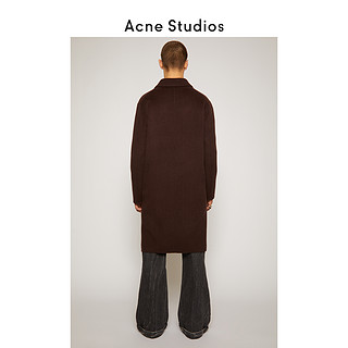 Acne Studios 2020秋冬新款男士宽松长款双面羊毛大衣 B90412-CA8