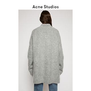Acne Studios 2020秋冬新款马海毛混纺长款开衫外套女 A60181-BIS