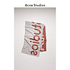 Acne Studios 2020秋冬新款字母Logo羊毛混纺围巾披肩 CA0104-CKB