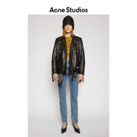 Acne Studios2020秋冬新款黑色羊皮机车夹克外套皮衣 A70070-900