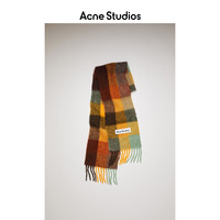 Acne Studios 2020秋冬保暖羊毛混纺格纹围巾披肩两用 CA0084-BO9