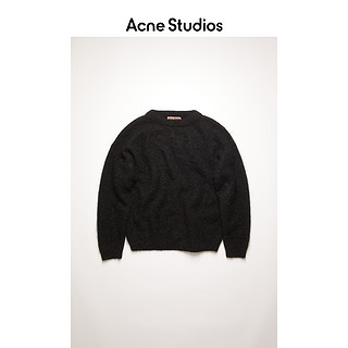 Acne Studios 秋冬新款休闲黑色简约宽松长袖圆领毛衣 A60195-900