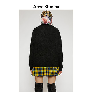 Acne Studios 秋冬新款休闲黑色简约宽松长袖圆领毛衣 A60195-900