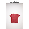 Acne Studios 2021早春新款童装深红色纯棉圆领笑脸T恤DL0016-CL3