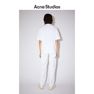 Acne Studios 2021早春新款设计感笑脸印花白色短袖T恤CL0092-183