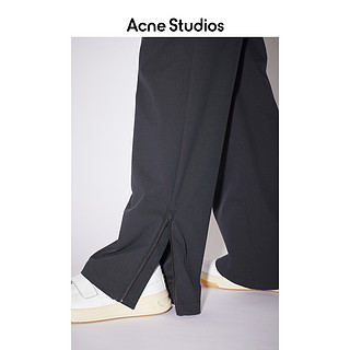 Acne Studios2021早春新款黑色直筒宽松阔腿裤运动长裤CK0028-900