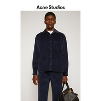 Acne Studios 2020秋冬新款蓝色复古灯芯绒长袖衬衫男 BB0307-BG3