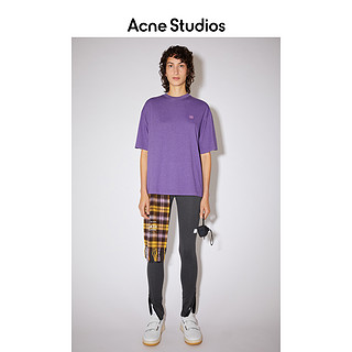 acnestudios2020新款face宽松百搭纯棉短袖笑脸t恤cl0082bmz