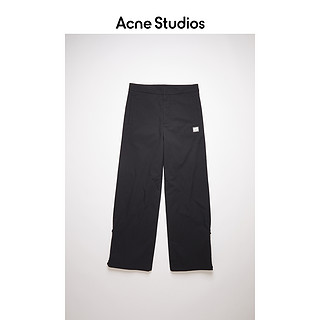 Acne Studios2021早春新款黑色直筒宽松阔腿裤运动长裤CK0028-900