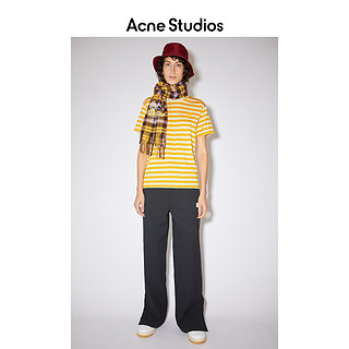 Acne Studios2021早春新款时尚黄色条纹笑脸短袖T恤 CL0086-BIG