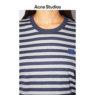 Acne Studios2021早春新款Face休闲百搭条纹笑脸T恤 CL0086-BG3