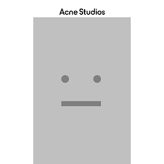 Acne Studios2021早春新款笑脸麻灰色羊毛圆领毛衣儿童D60011-990